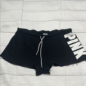 PINK Victoria's Secret Black Athletic Shorts